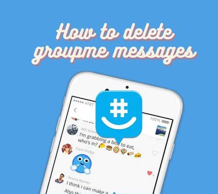 how do i delete groupme messages|recover deleted groupme messages.